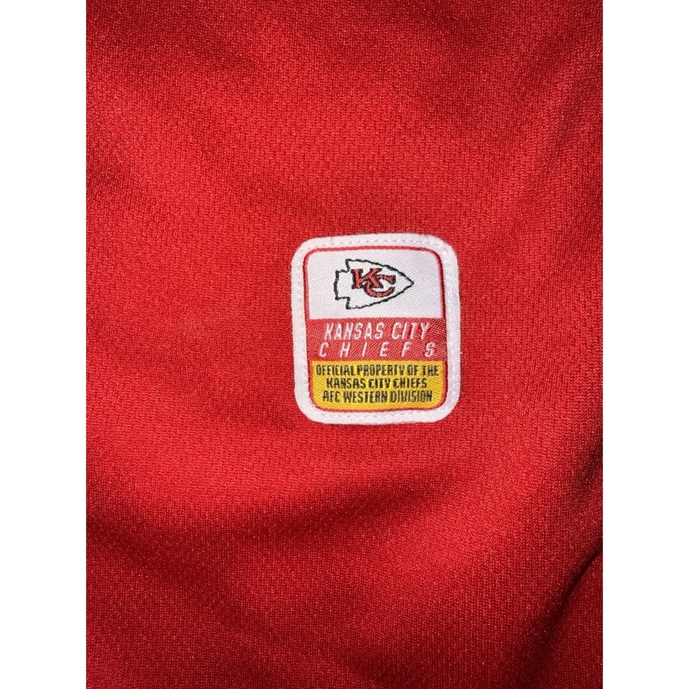 NFL Team Apparel Kansas City Chiefs Red Baseball Style Jersey Football Men's (M) - Picture 2 of 5